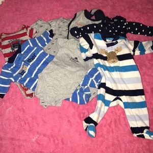 Baby boy sleepers n onesies